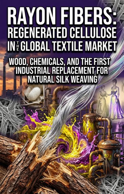 'Cover von Rayon Fibers: Regenerated Cellulose in the Global Textile Market'-Cover