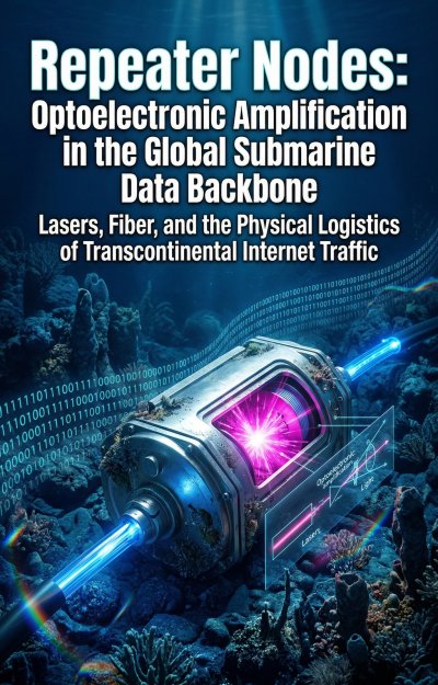 'Cover von Repeater Nodes: Optoelectronic Amplification in the Global Submarine Data Backbone'-Cover