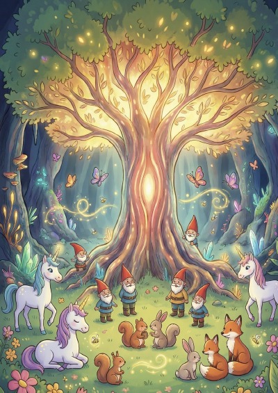 'Cover von Das Geheimis des leuchtenden Waldes'-Cover