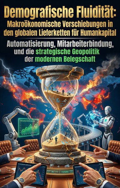 'Cover von Demografische Fluidität: Makroökonomische Verschiebungen in den globalen Lieferketten für Humankapital'-Cover