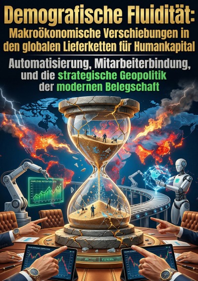 'Cover von Demografische Fluidität: Makroökonomische Verschiebungen in den globalen Lieferketten für Humankapital'-Cover