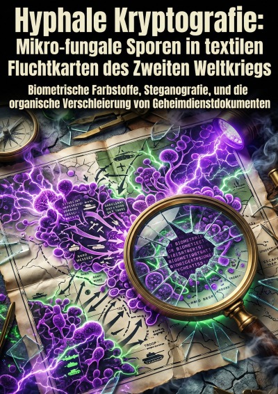 'Cover von Hyphale Kryptografie: Mikro-fungale Sporen in textilen Fluchtkarten des Zweiten Weltkriegs'-Cover