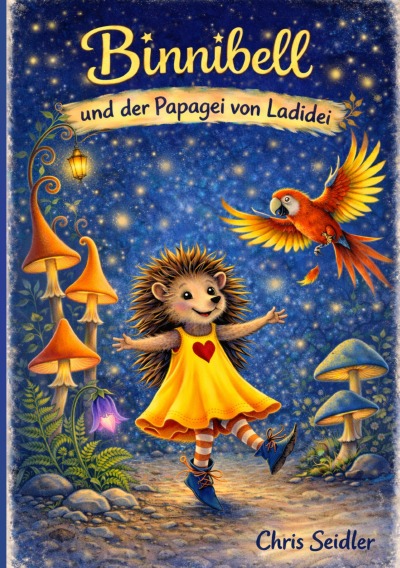 'Cover von Binnibell und der Papagei von Ladidei'-Cover
