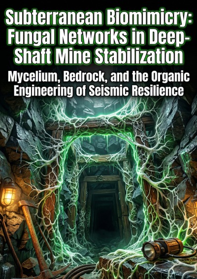 'Cover von Subterranean Biomimicry: Fungal Networks in Deep-Shaft Mine Stabilization'-Cover