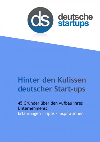 'Hinter den Kulissen deutscher Start-ups'-Cover