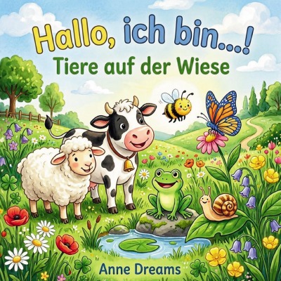 'Cover von Hallo, ich bin…! Tiere auf der Wiese'-Cover