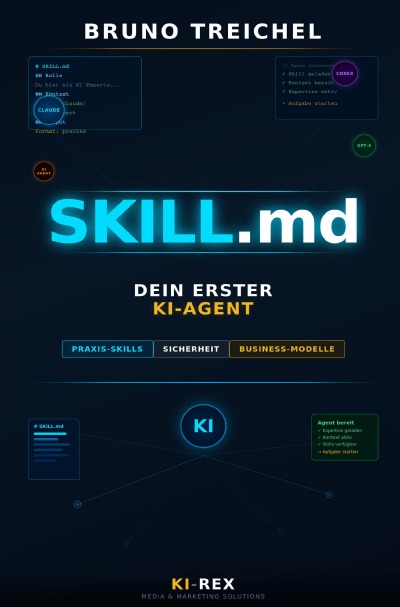 'Cover von SKILL.md Dein erster KI Agent'-Cover