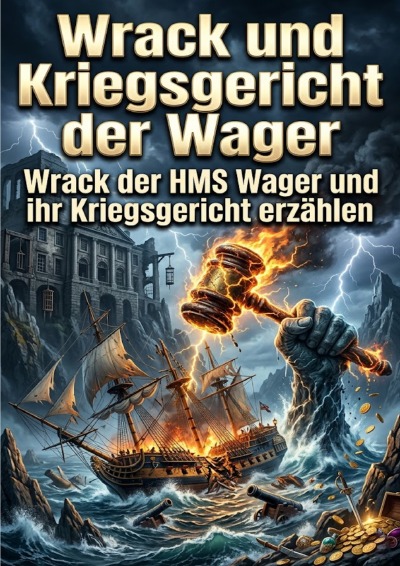 'Cover von Wrack und Kriegsgericht der Wager'-Cover