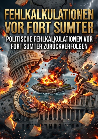 'Cover von Fehlkalkulationen vor Fort Sumter'-Cover