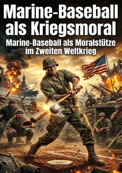 'Cover von Marine-Baseball als Kriegsmoral'-Cover