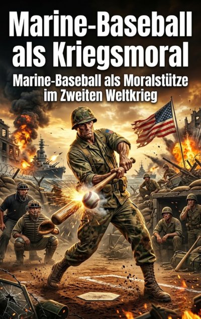 'Cover von Marine-Baseball als Kriegsmoral'-Cover