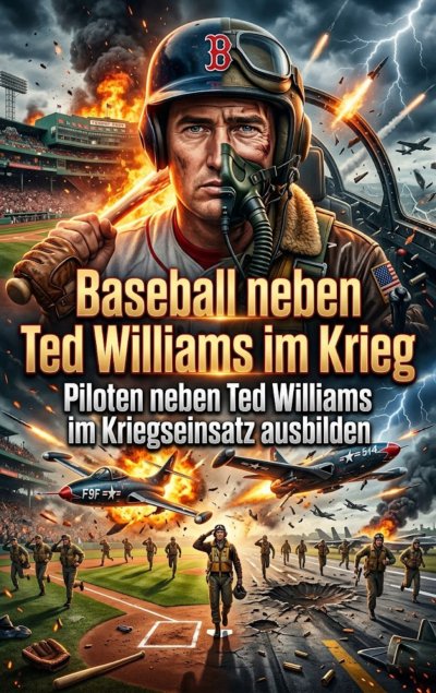 'Cover von Baseball neben Ted Williams im Krieg'-Cover