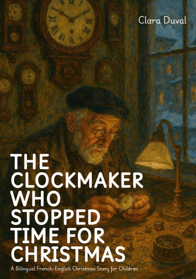 'Cover von The Clockmaker Who Stopped Time for Christmas'-Cover