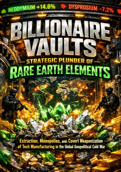 'Cover von Billionaire Vaults: Strategic Plunder of Rare Earth Elements'-Cover