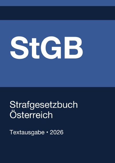 'Cover von StGB – Strafgesetzbuch Österreich 2026'-Cover