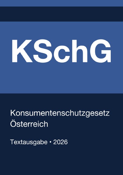 'Cover von KSchG – Konsumentenschutzgesetz Österreich 2026'-Cover