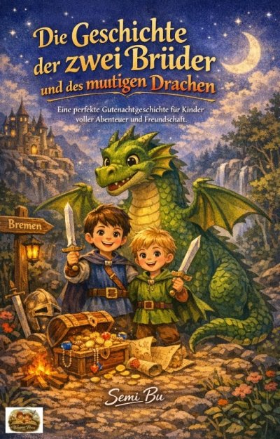 'Cover von Die Geschichte der zwei Brüder und des mutigen Drachen'-Cover