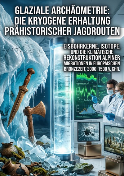 'Cover von Glaziale Archäometrie: Die kryogene Erhaltung prähistorischer Jagdrouten'-Cover