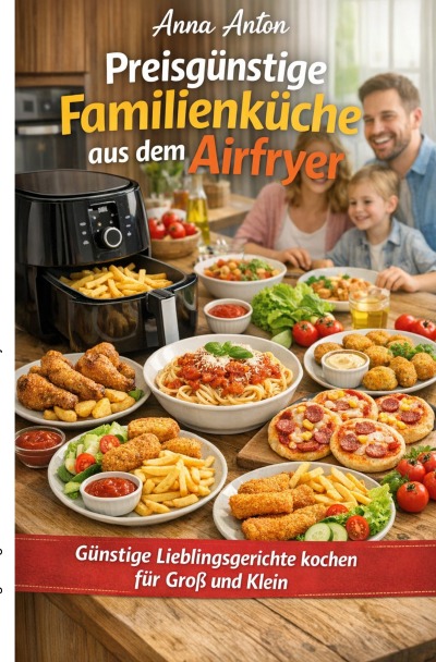 'Cover von Preisgünstige Familienküche aus dem Airfryer'-Cover