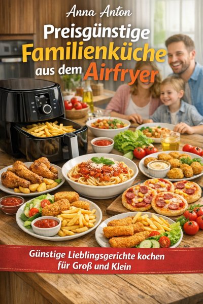 'Cover von Preisgünstige Familienküche aus dem Airfryer'-Cover