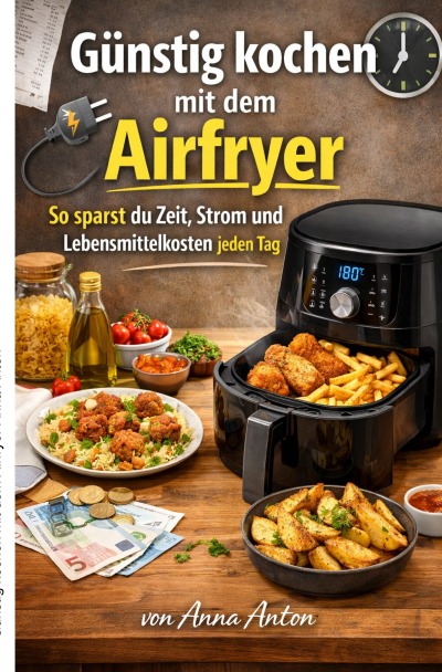 'Cover von Günstig kochen mit dem Airfryer'-Cover