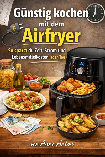'Cover von Günstig kochen mit dem Airfryer'-Cover
