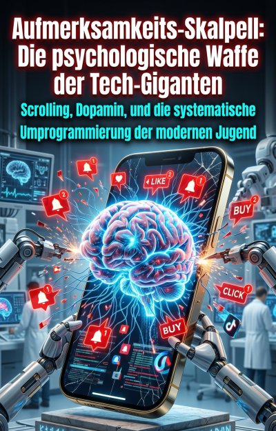 'Cover von Aufmerksamkeits-Skalpell: Die psychologische Waffe der Tech-Giganten'-Cover