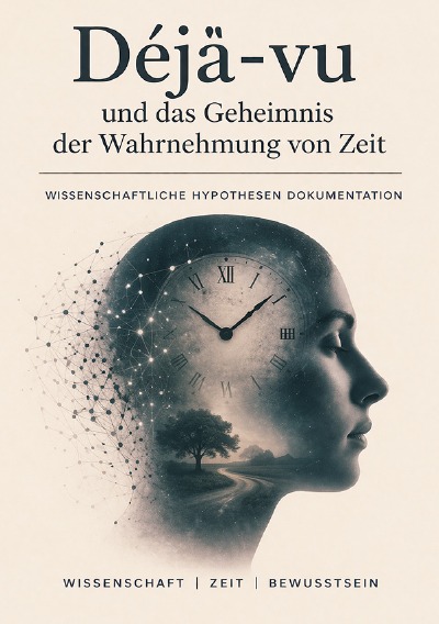 'Cover von Déjà-vu und das Geheimnis der Wahrnehmung von Zeit I Wissenschaftliche Hypothesen Dokumentation'-Cover