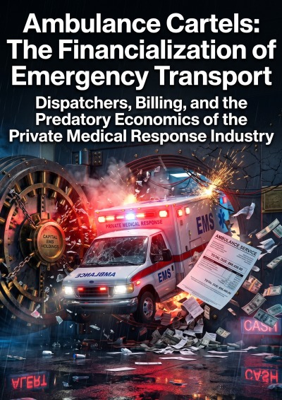 'Cover von Ambulance Cartels: The Financialization of Emergency Transport'-Cover
