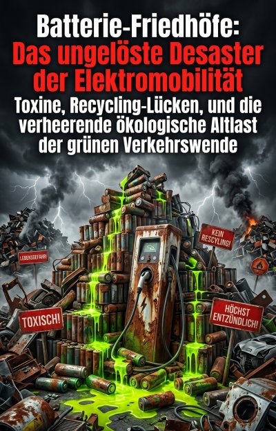 'Cover von Batterie-Friedhöfe: Das ungelöste Desaster der Elektromobilität'-Cover