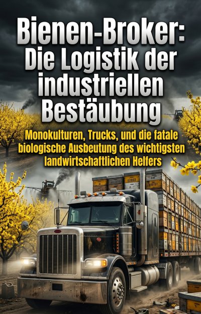 'Cover von Bienen-Broker: Die Logistik der industriellen Bestäubung'-Cover