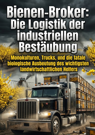 'Cover von Bienen-Broker: Die Logistik der industriellen Bestäubung'-Cover