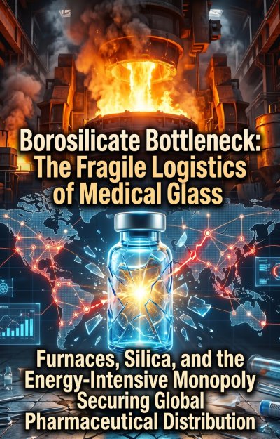 'Cover von Borosilicate Bottleneck: The Fragile Logistics of Medical Glass'-Cover