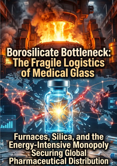 'Cover von Borosilicate Bottleneck: The Fragile Logistics of Medical Glass'-Cover