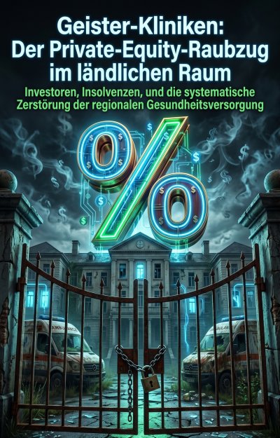 'Cover von Geister-Kliniken: Der Private-Equity-Raubzug im ländlichen Raum'-Cover
