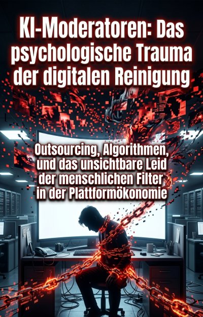 'Cover von KI-Moderatoren: Das psychologische Trauma der digitalen Reinigung'-Cover