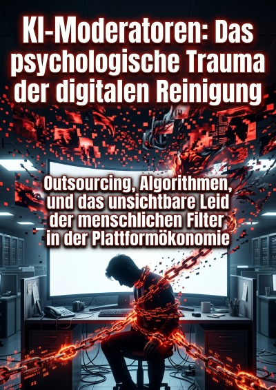 'Cover von KI-Moderatoren: Das psychologische Trauma der digitalen Reinigung'-Cover