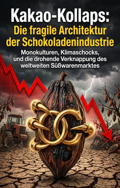 'Cover von Kakao-Kollaps: Die fragile Architektur der Schokoladenindustrie'-Cover