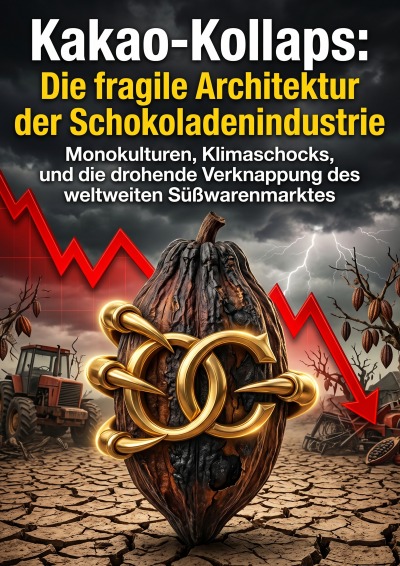 'Cover von Kakao-Kollaps: Die fragile Architektur der Schokoladenindustrie'-Cover