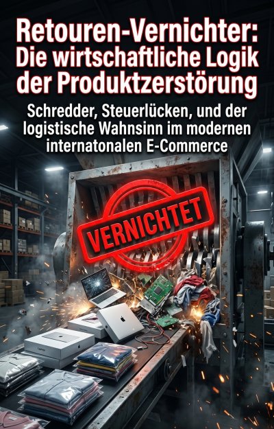 'Cover von Retouren-Vernichter: Die wirtschaftliche Logik der Produktzerstörung'-Cover
