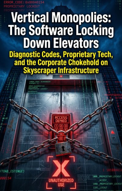 'Cover von Vertical Monopolies: The Software Locking Down Elevators'-Cover