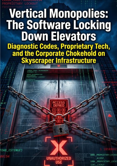 'Cover von Vertical Monopolies: The Software Locking Down Elevators'-Cover
