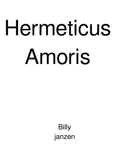 'Cover von Hermeticus Amoris'-Cover