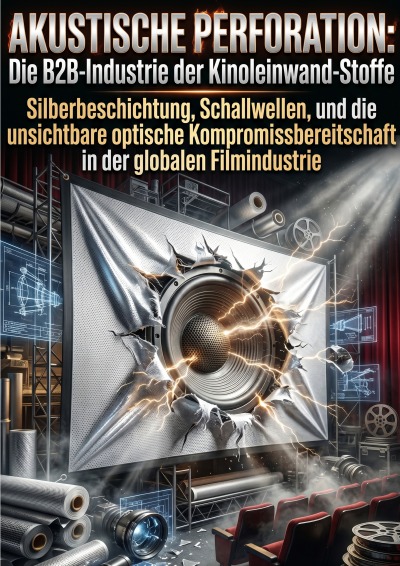 'Cover von Akustische Perforation: Die B2B-Industrie der Kinoleinwand-Stoffe'-Cover