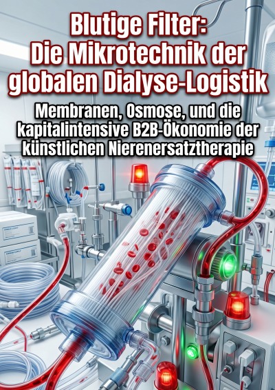 'Cover von Blutige Filter: Die Mikrotechnik der globalen Dialyse-Logistik'-Cover