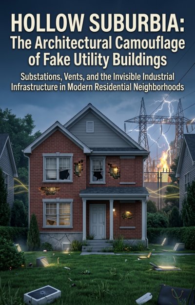 'Cover von Hollow Suburbia: The Architectural Camouflage of Fake Utility Buildings'-Cover