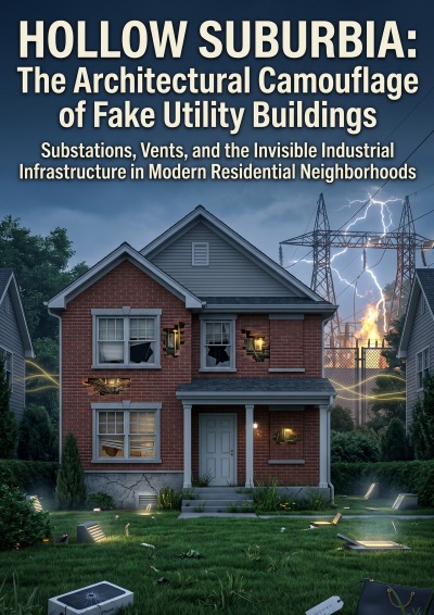 'Cover von Hollow Suburbia: The Architectural Camouflage of Fake Utility Buildings'-Cover