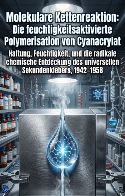 'Cover von Molekulare Kettenreaktion: Die feuchtigkeitsaktivierte Polymerisation von Cyanacrylat'-Cover