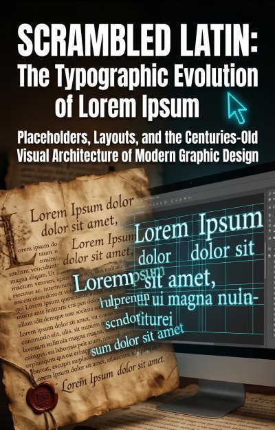 'Cover von Scrambled Latin: The Typographic Evolution of Lorem Ipsum'-Cover