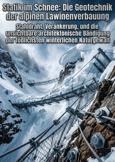 'Cover von Statik im Schnee: Die Geotechnik der alpinen Lawinenverbauung'-Cover